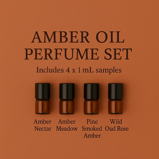 Amber Oil Perfume Sample Set